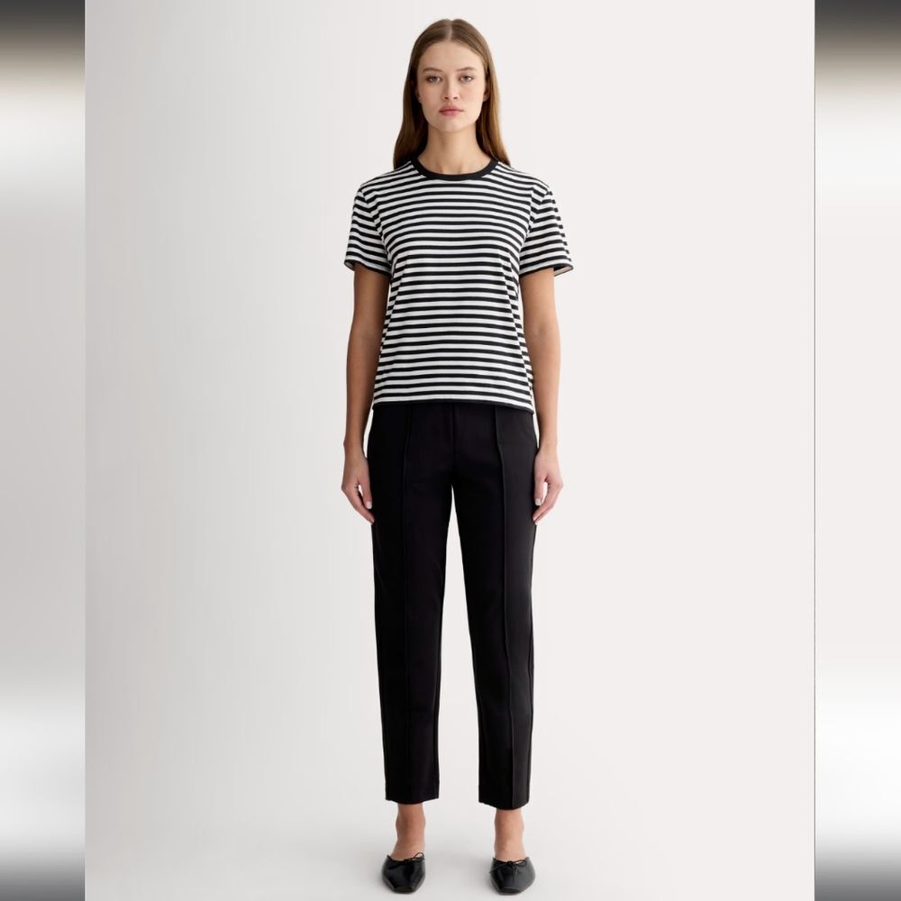 Everlane Black The Dream Pant Tapered Pull On Pants Size S Small
